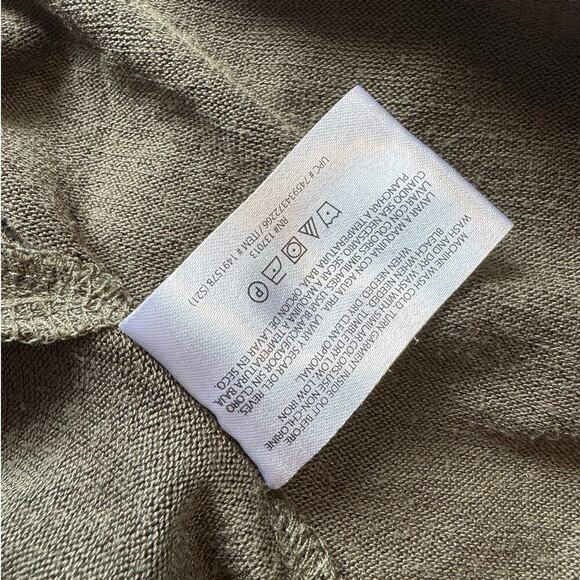 ORVIS knit T-shirt. Olive Green; lightweight & flowy, size XXL - Picture 7 of 8